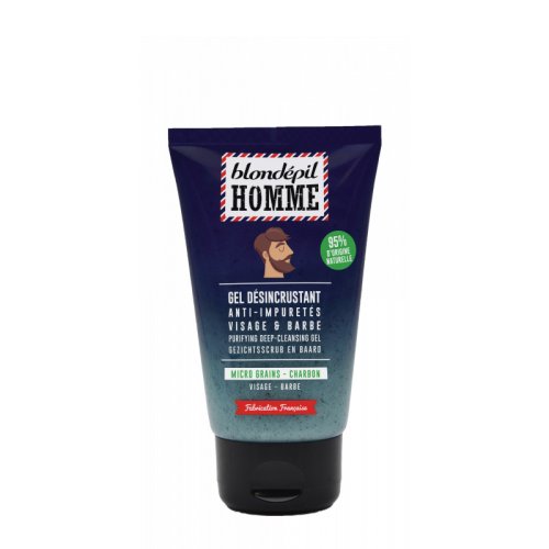 Blondépil Homme Gel Nettoyant Visage Désincrustant Anti